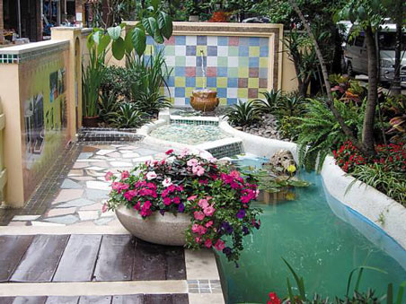 屋頂花園布置實(shí)景圖1